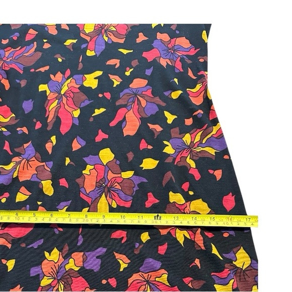 VTG Angela Missoni Wool Floral Long Sleeve Dress Italy Sustainable Flawed Gem S - Picture 6 of 14